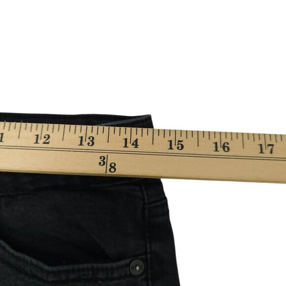 KanCan Ankle Zip Mid Rise Jeans Womens Size 27 Black Stretch Skinny Denim - Picture 13 of 15